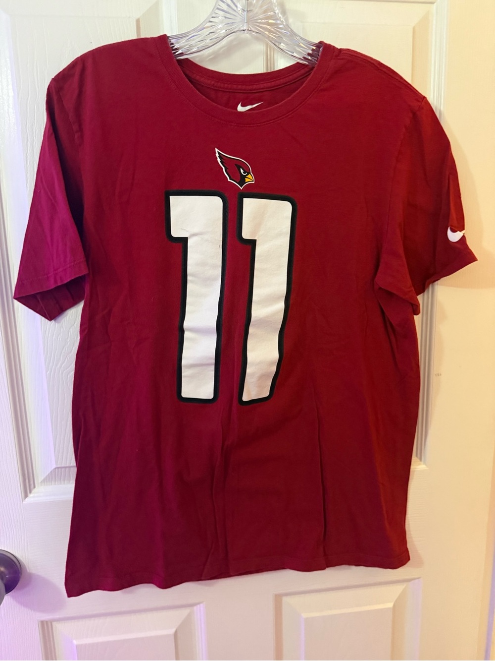 Cardinal Red Arizona Cardinals #11 Short Sleeve Shirt